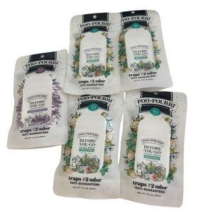 5 Pack‎ Poo-Pourri Before-You-Go Toilet Spray, 1oz Travel Size
